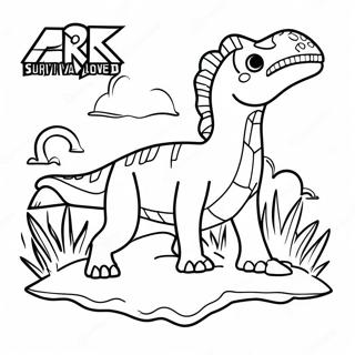 Ark Survival Evolved Logo Fargeleggingsark 67262-55482