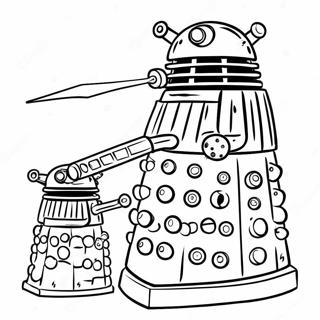 Dalek I Aksjon Fargeleggingsark 6735-5478