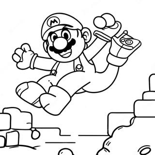 Super Mario Hopper Over Goombas Fargeleggingsark 67383-55597