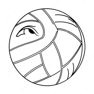 Nydelig Volleyball Inspirasjon Fargeleggingsark 68113-56171