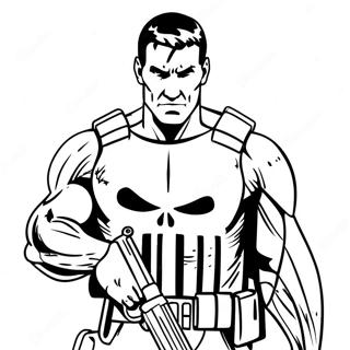 Punisher I Aksjon Fargeleggingsark 68433-56433