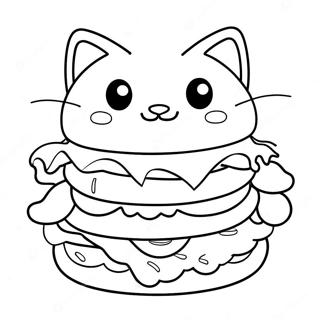 Katt Burger Fargeleggingsark 68552-56526