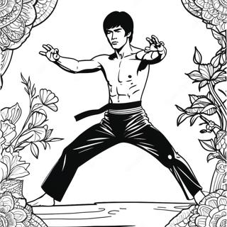 Bruce Lee Fargeleggingsark