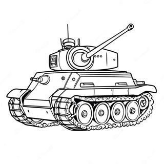 Tiger Tank Fargeleggingsark 69363-57170