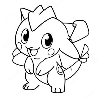 Legendariske Chibi Pokemon Fargeleggingsark