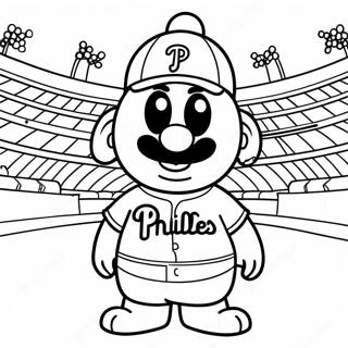 Phillies Maskot Fargeleggingsark 69543-57300