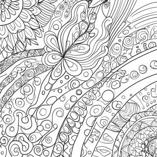 Fargerike Dryppende Monstre Fargeleggingsark 69834 57764