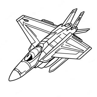 F14 Tomcat I Flukt Fargeleggingsark 69864-57552