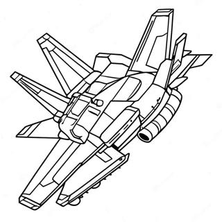 F14 Tomcat I Flukt Fargeleggingsark 69864-57775