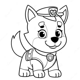 Skye Paw Patrol Fargeleggingsark 69873-57781