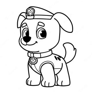 Skye Paw Patrol Fargeleggingsark 69873-57782