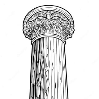 Majestetisk Soyle Av Skyer Fargeleggingsark 70004-57896