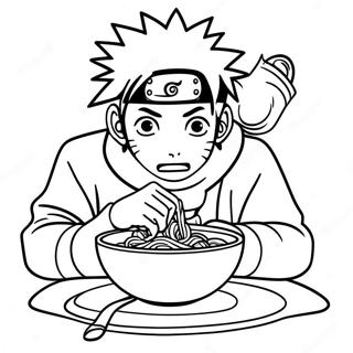 Naruto Spiser Ramen Fargeleggingsark 70123-57979