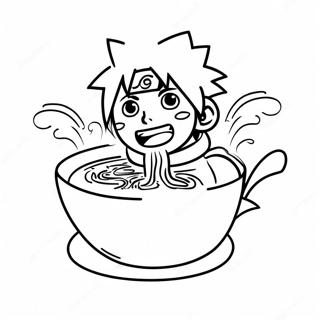 Naruto Spiser Ramen Fargeleggingsark 70123-57980