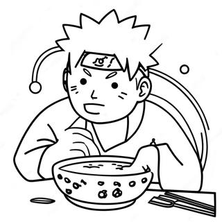 Naruto Nyter Deilig Ramen Fargeleggingsark 70124-57991