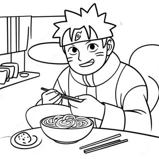 Naruto Nyter Deilig Ramen Fargeleggingsark 70124-57992