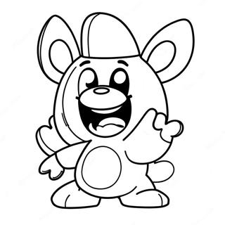 Eventyrlig Mario Rabbids Fargeleggingsark 70304-58134