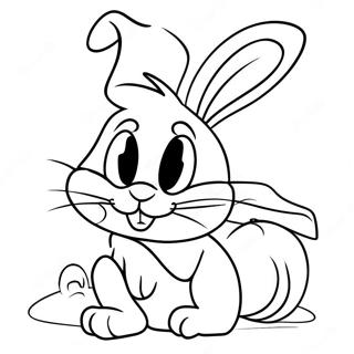 Bugs Bunny I Nissehatt Fargeleggingsark 70554-58340