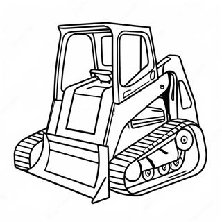 Skid Steer Tungt Maskineri Fargeleggingsark 7104-5778