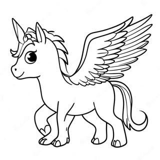 Hippogriff Fargeleggingsark