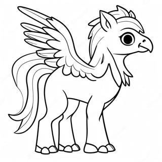 Hippogriff Fargeleggingsark 71423-59024