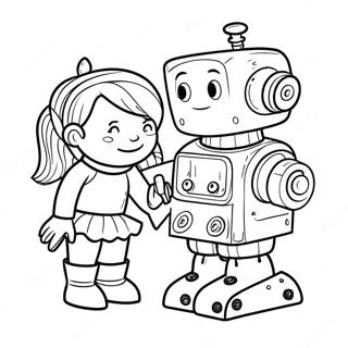 Kreativ Rosie Revere Bygger En Robot Fargeleggingsark 71634-59199