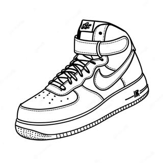 Air Force 1 Sneakers Fargeleggingsark 7174-5835