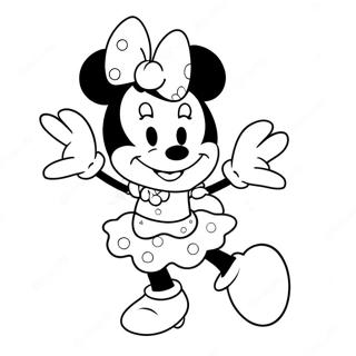 Minnie Buebutikk Fargeleggingsark