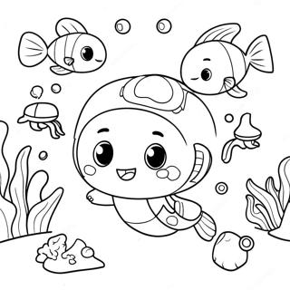 Vegimal Octonauts Fargeleggingsark