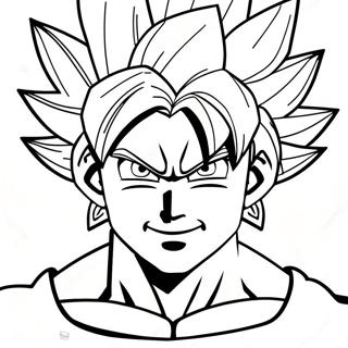 Goku I Super Saiyan Form Fargeleggingsark 72054-59529