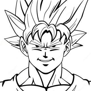 Goku I Super Saiyan Form Fargeleggingsark 72054-59531