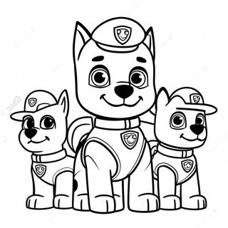 Paw Patrol Moto Pups Fargeleggingsark