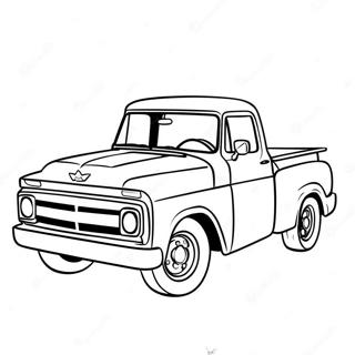 Pickup Truck Fargeleggingsark 72934-60214