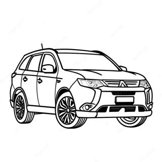 Mitsubishi Outlander Suv Fargeleggingsark 73415-60606