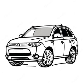 Mitsubishi Outlander Suv Fargeleggingsark 73415-60608