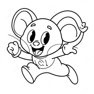 Mighty Mouse Flygende Eventyr Fargeleggingsark 74006-61072