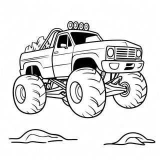 Bigfoot Monster Truck Ark Fargeleggingsark