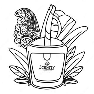 Scentsy Fargeleggingsark