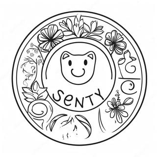 Scentsy Logo Fargeleggingsark 74085-61144