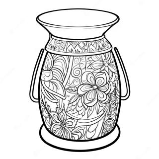 Fargerik Scentsy Varmer Fargeleggingsark 74086-61131