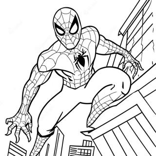 Zombie Spiderman Fargeleggingsark 74095-61140