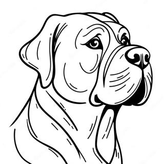 Engelsk Mastiff Fargeleggingsark 74595-61544