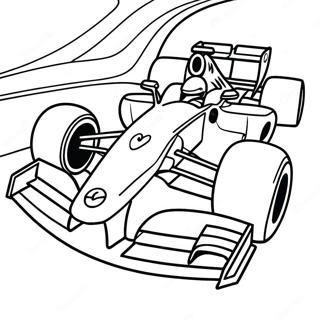 F1 Racingbil Fargeleggingsark 7584-6164