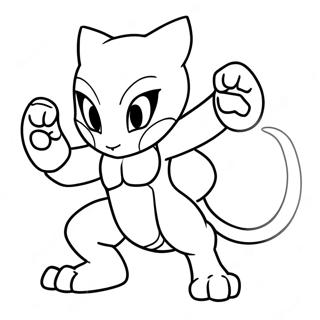 Mewtwo I Kampstilling Fargeleggingsark 772-619