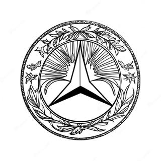 Mercedes Logo Fargeleggingsark 8094-6572