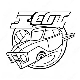 Rocket League Logo Fargeleggingsark 8395-6880