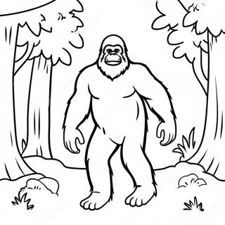 Bigfoot Fargeleggingsark