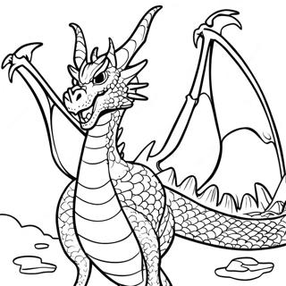 King Ghidorah Fargeleggingsark 8555-7008