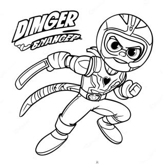 Kid Danger I Aksjon Fargeleggingsark 8576-7025