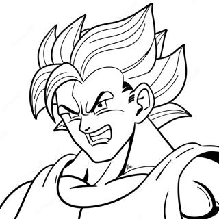 Super Saiyan Gogeta I Kamp Fargeleggingsark 8767-7169